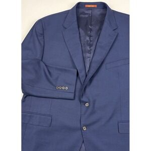 Cremieux "Arthur CT" X Loro Piana Zelander Wool Blazer Blue 52R Made in Italy